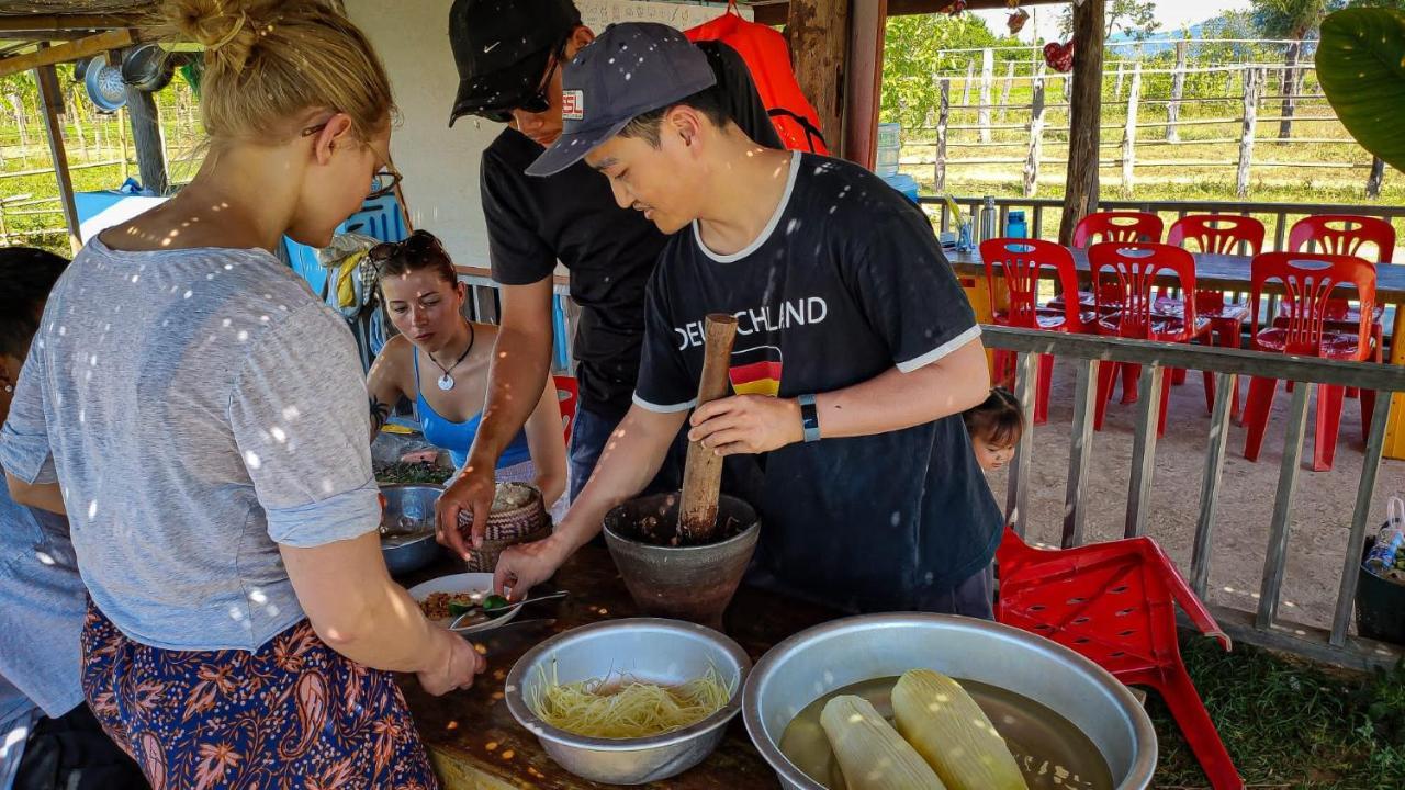 Vera Sunset Homestay Local Experience With Lao Family Muang Không Exterior foto